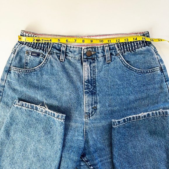 Vintage LEE high waist mom jeans tapered leg baggy - Picture 5 of 10